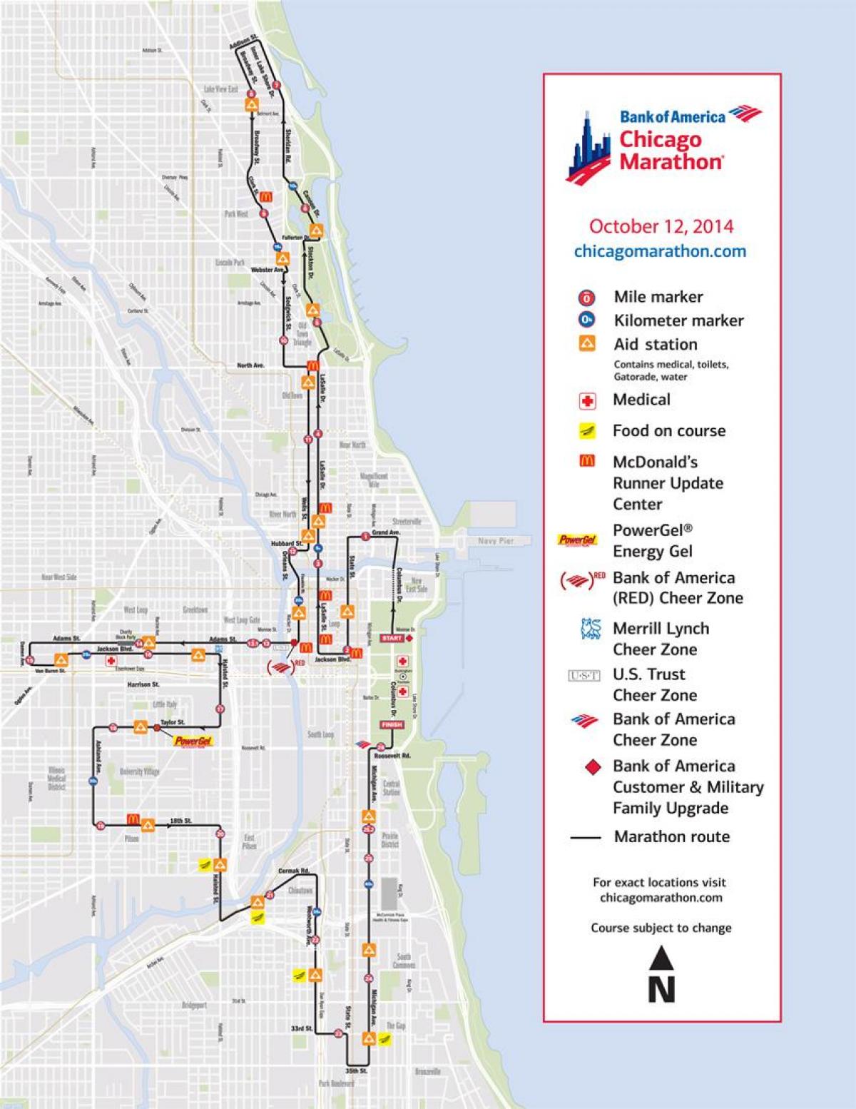 Чикаго марафон тэмцээний зураг